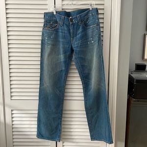 True Religion distressed jeans 34